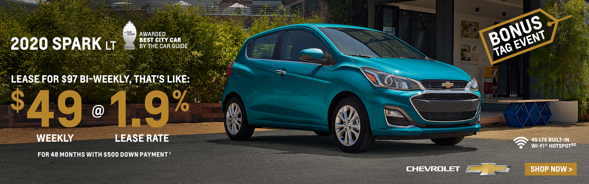 Chevrolet Spark Specials August 2020